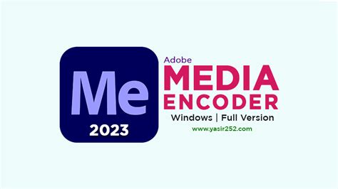 Completely update of the foldable Adobe Media Encoder Cc 2023 version 12